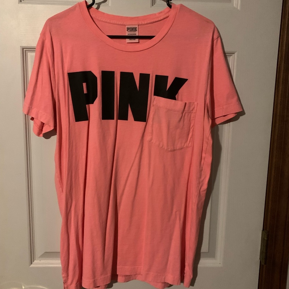 PINK Victoria’s Secret pocket oversized logo tee